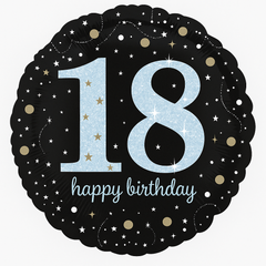 Sparkling 18th Birthday Metallic Foil Balloon