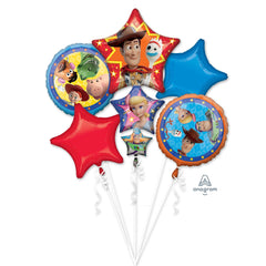 Toy Story 4 Foil Balloon Bouquet - 5 Piece Set
