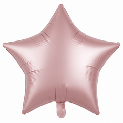 Blush Pink Satin Star Foil Balloon - 18 Inch