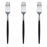 Trendables Forks Black/Silver | 20 Count