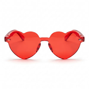 Valentine's Day Frameless Red Heart Glasses