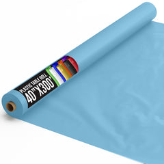 Little Gym - 40 In. x 300 Ft. Premium Sky Blue Table Roll