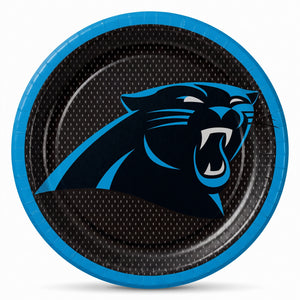 Carolina Panthers 9" Round Paper Plates