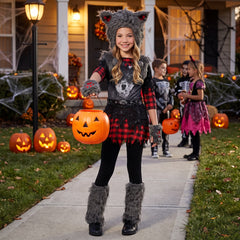 Kids' She-Wolf Halloween Costume
