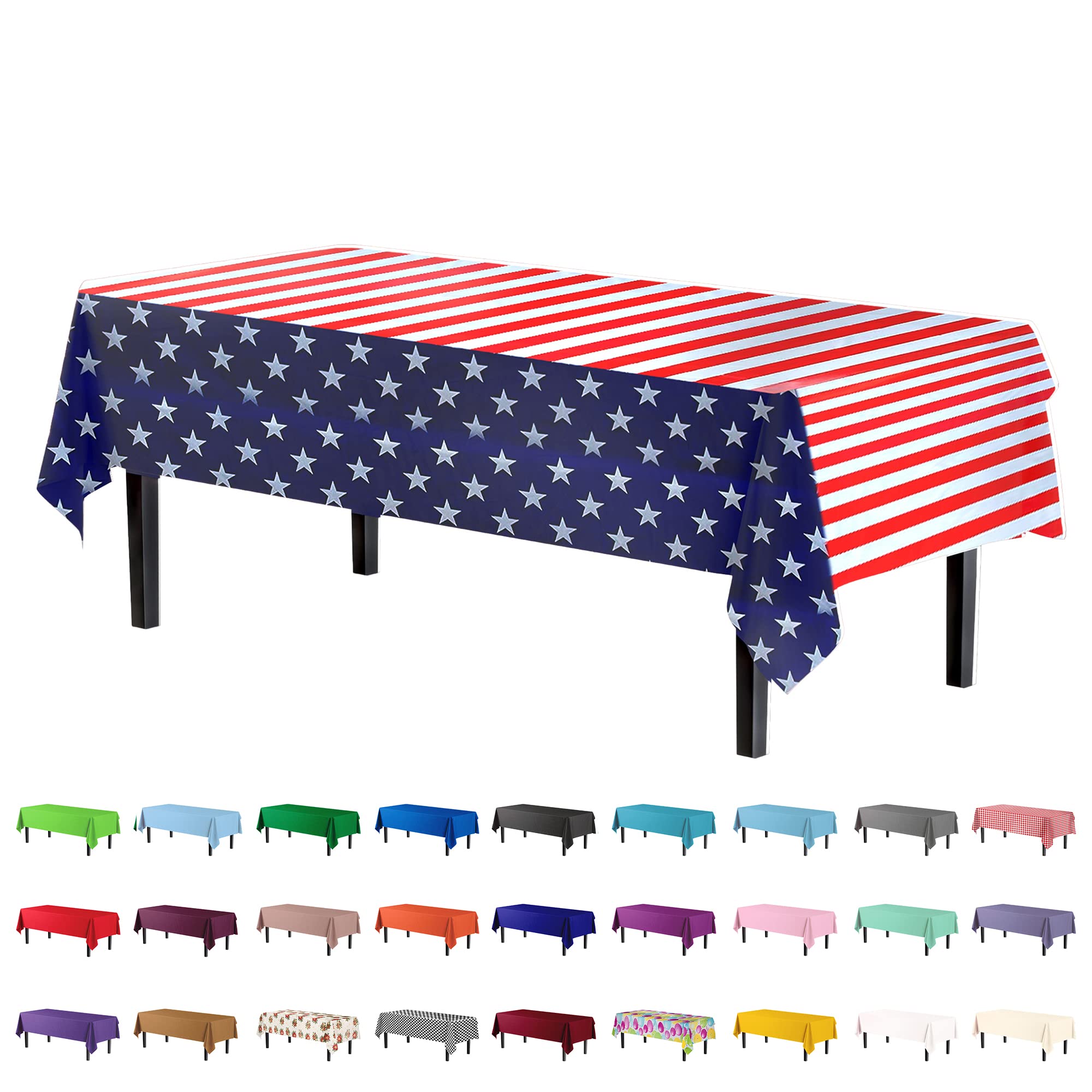 American Flag Tablecloth | 6 pack