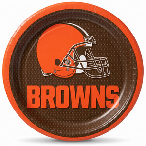 Cleveland Browns 9" Round Paper Plates