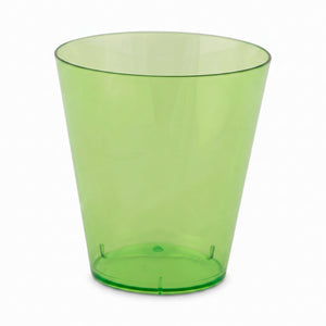 Kiwi Green Plastic Shot Glasses - 2 oz, 100 Pack