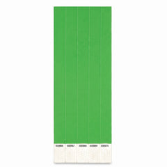 Solid Green Event Wristbands, 500-Pack