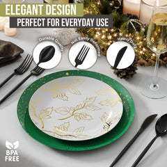 360 Pack Trendable Gloss Cutlery Combo Black 120/120/120