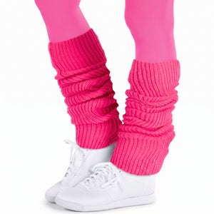 Retro 80s & 90s Neon Pink Leg Warmers