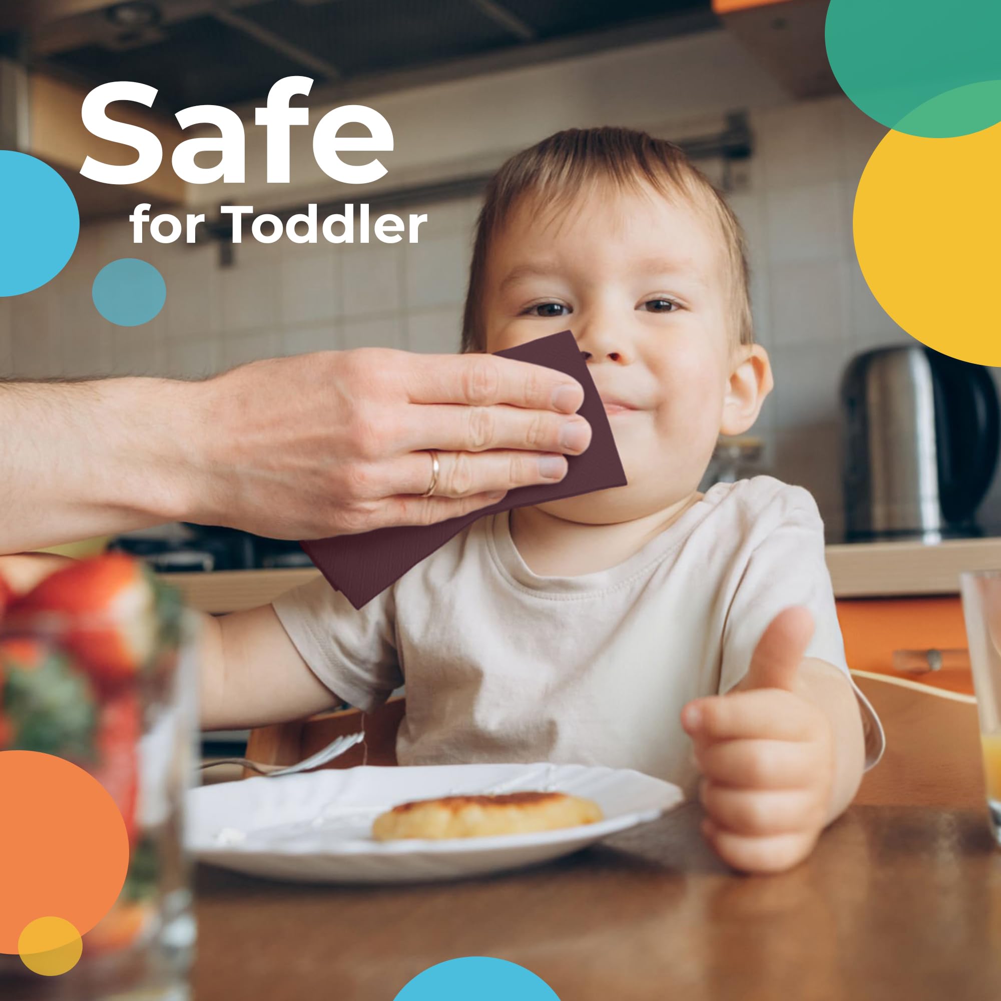 Brown Beverage Napkins | 50 Count