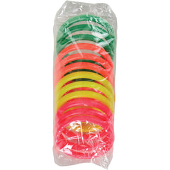 Neon Carnival Rings/5.25 Inch - 12 Count