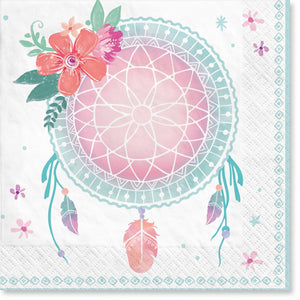 Free Spirit Baby's First Birthday Beverage Napkins - 5 In. X 5 In.
