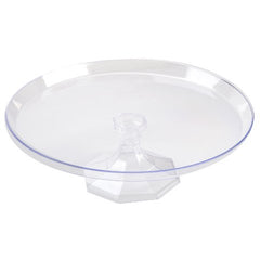 Platter Pleasers Round Cake Stand Color: Clear