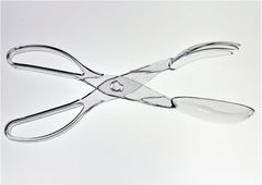 Clear Plastic Deluxe Salad Tongs | 1 Pack