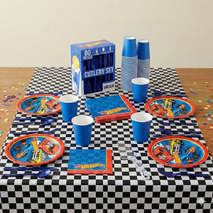 106 Pcs Hot Wheels Base Birthday Party Kit - For 8 Guests