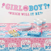 Gender Reveal Base Party Kit - For 8 Guests