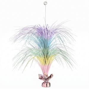 Giant Pastel and Gold Foil Spray Centerpiece