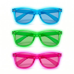 Glow-in-the-Dark Summer Sunglasses, 6-Pack