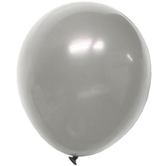 12 In. Silver Latex Balloons | 10 Count