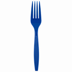 Royal Blue Plastic Forks - 7.5 In. | 16 Count