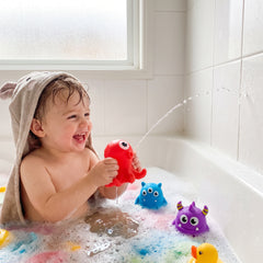 Monster Squirt Toy Set - 12 Pack Colorful Party Favors