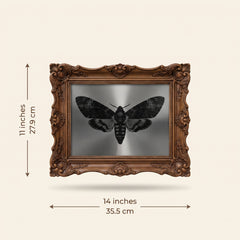 Dark Academia Moth Hanging Lenticular Halloween Decoration