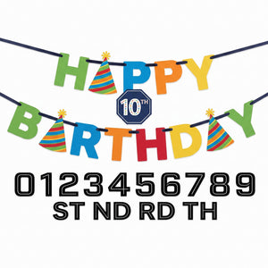 "Happy Birthday" Customizable Banner Kit - A Reason to Celebrate