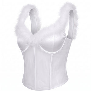 Plus Size Angel Corset Costume Top - Halloween Special