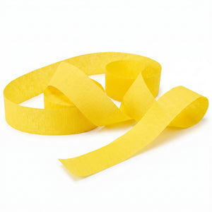 Yellow Sunshine Crepe Streamers - 81ft