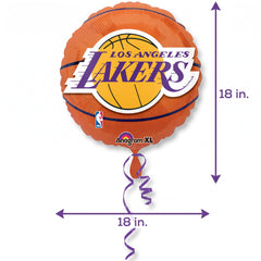 Los Angeles Lakers 18-Inch Mylar Balloon