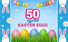 Easter Eggs/50 Per Pkg - 50 Count