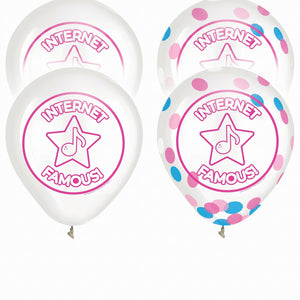 Internet Famous Confetti Latex Balloons - 12" Party Decor, 2-Pack