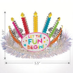 LED Light-Up Sprinkle Birthday Tiara