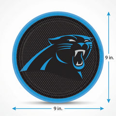 Carolina Panthers 9" Round Paper Plates