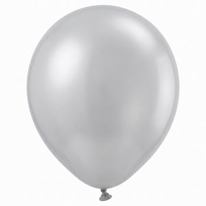 Silver Pearl Mini Latex Balloons - 5-Inch, 50 Pack