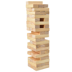 Wooden Tower Game/10.5 In - 1 Count