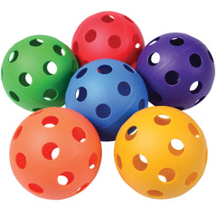 Plastic Colored Softballs - 12 Count