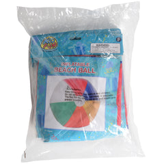 Beachball Inflates/20 In/14 In Diam - 12 Count