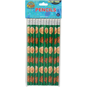 Baseball Pencils - 12 Count
