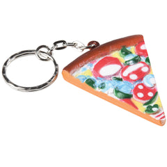 Pizza Keychains - 12 Count