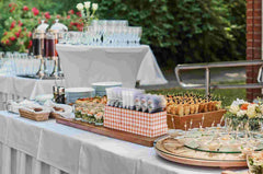 Clear Cutlery Caddy Combo - Gingham