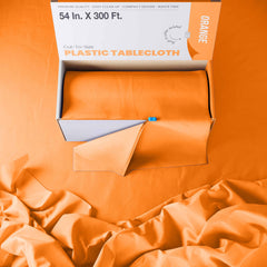 54 In. x 300 Ft. Cut To Size Table Roll | Orange