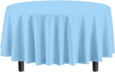 Premium Round Light Blue Table Cover