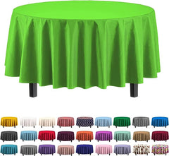 Round Lime Green Table Cover
