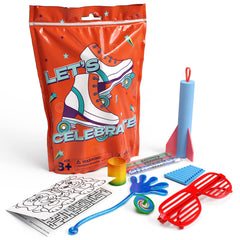 8 Piece Goody Bag - Roller Skating Theme | 10 Count