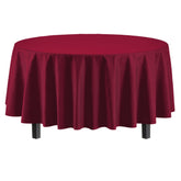 Premium Round Burgundy Table Cover