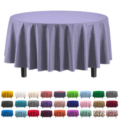 Premium Round Lavender Table Cover