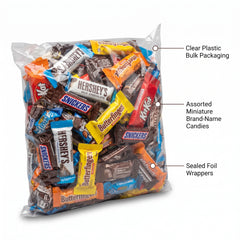 Halloween Chocolate Candy Variety Pack | 8 lb Bulk Bag of Fun Size Candy Bars
