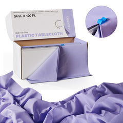 54 in. x 100 Ft. Cut To Size Table Roll | Lavender | Case of 6